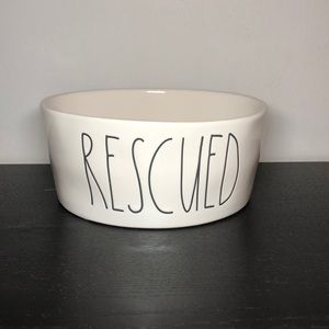 Rae Dunn Rescued Dog / Cat Bowl 🆕